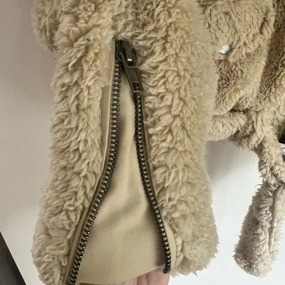 Free People So Cozy Moto Jacket XS - Picture 5 of 6